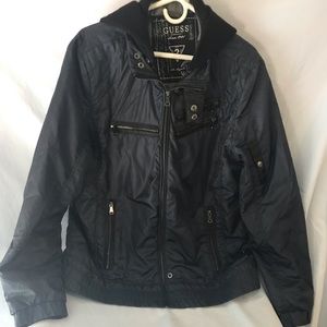 Guess parka, size XL, navy